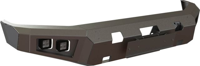 Бампер силовой STC тип Revo передний для Toyota Tundra II рестайлинг 2013-2021 с противотуманными фарами. Артикул STC-TT13-BFR-L1