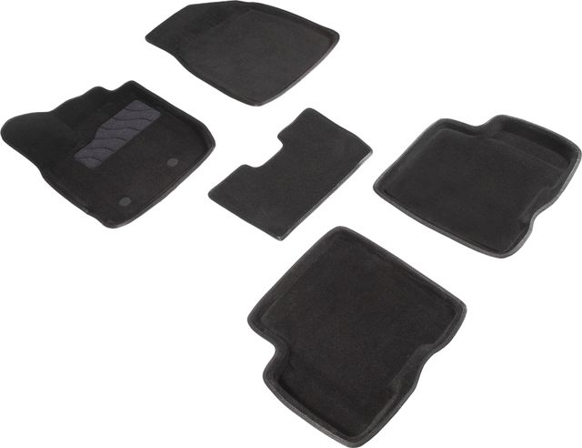 Комплект ковриков 3D Seintex для салона Renault Arkana I 2019-2026 ЧЕРНЫЙ. Артикул 92727