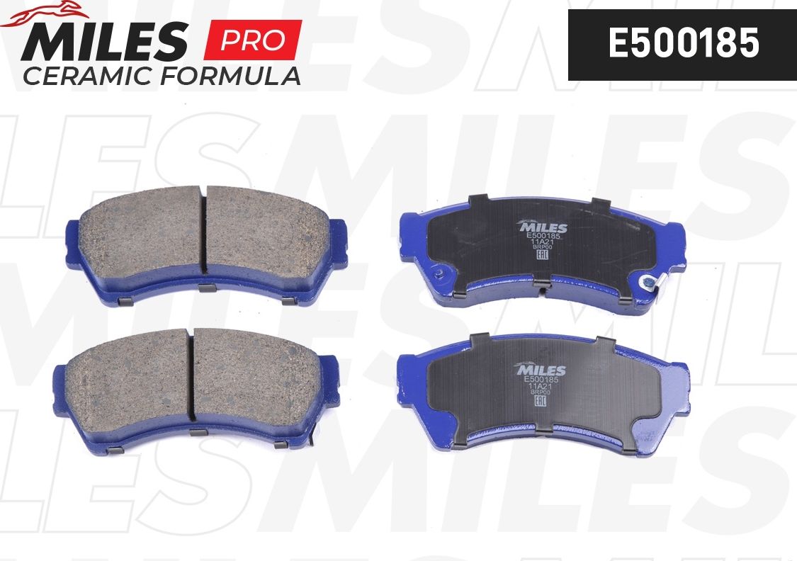 Тормозные колодки Miles (Керамика). Артикул E500185