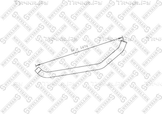 Глушитель Stellox задний для MAN F2000 1994-2000. Артикул 82-03794-SX