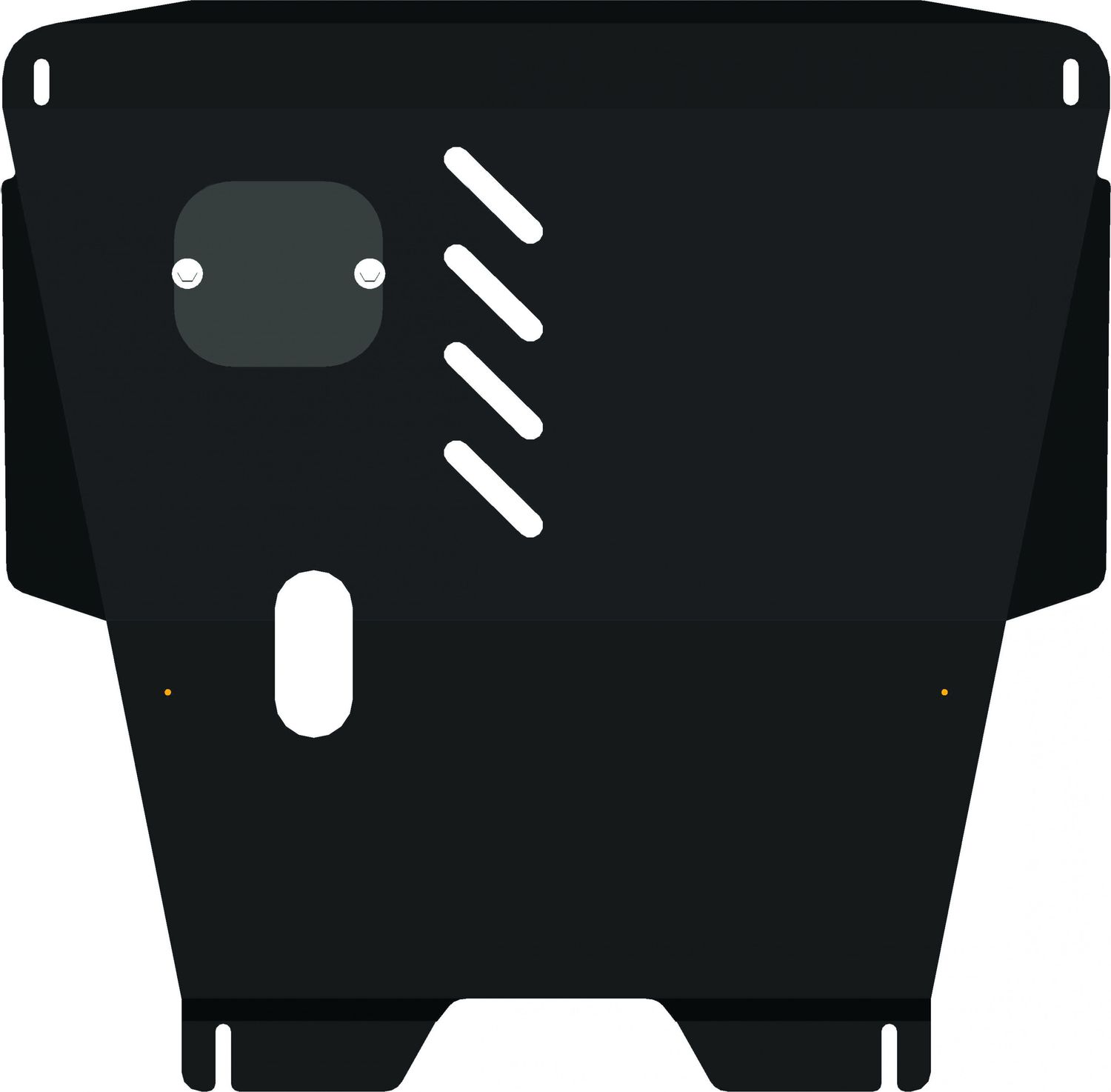 Защита Alfeco для картера и КПП Toyota FunCargo 1999-2005. Артикул ALF.24.44