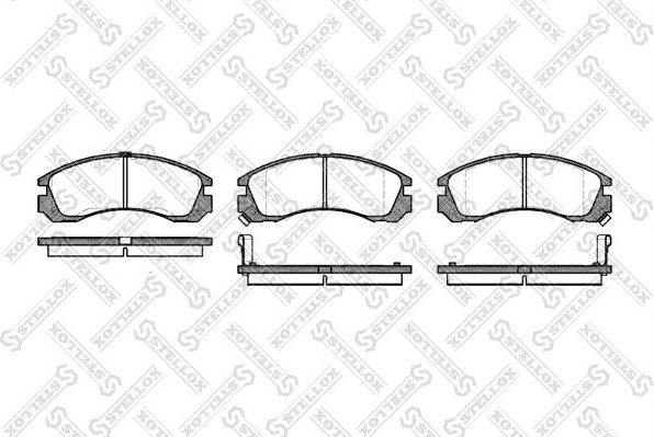 Тормозные колодки Stellox. Артикул 365 002-SX
