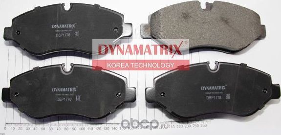 Колодки тормозные (Dynamatrix-Korea). Артикул DBP1778