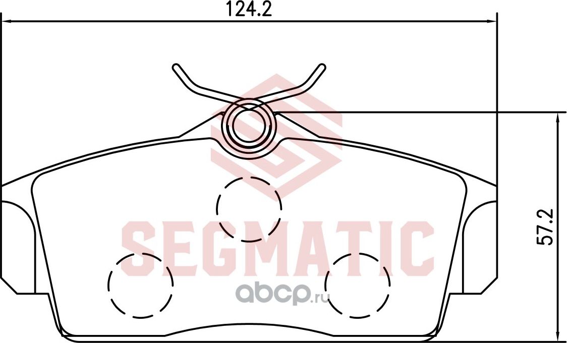Колодка торм диск пер NISSAN ALMERA 1.5 2002- NISSAN ALMERA 1.8 2002 (Segmatic). Артикул SGBP2665