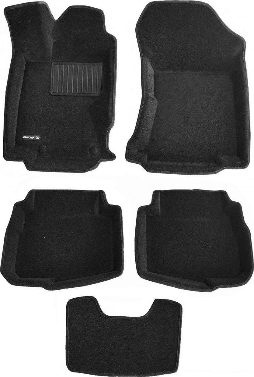 Коврики текстильные Euromat 3D Lux для салона Subaru Outback VI 2019-2026. Артикул EMC3D-004711