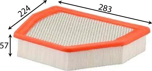 Воздушный фильтр JS Asakashi. Артикул A52003