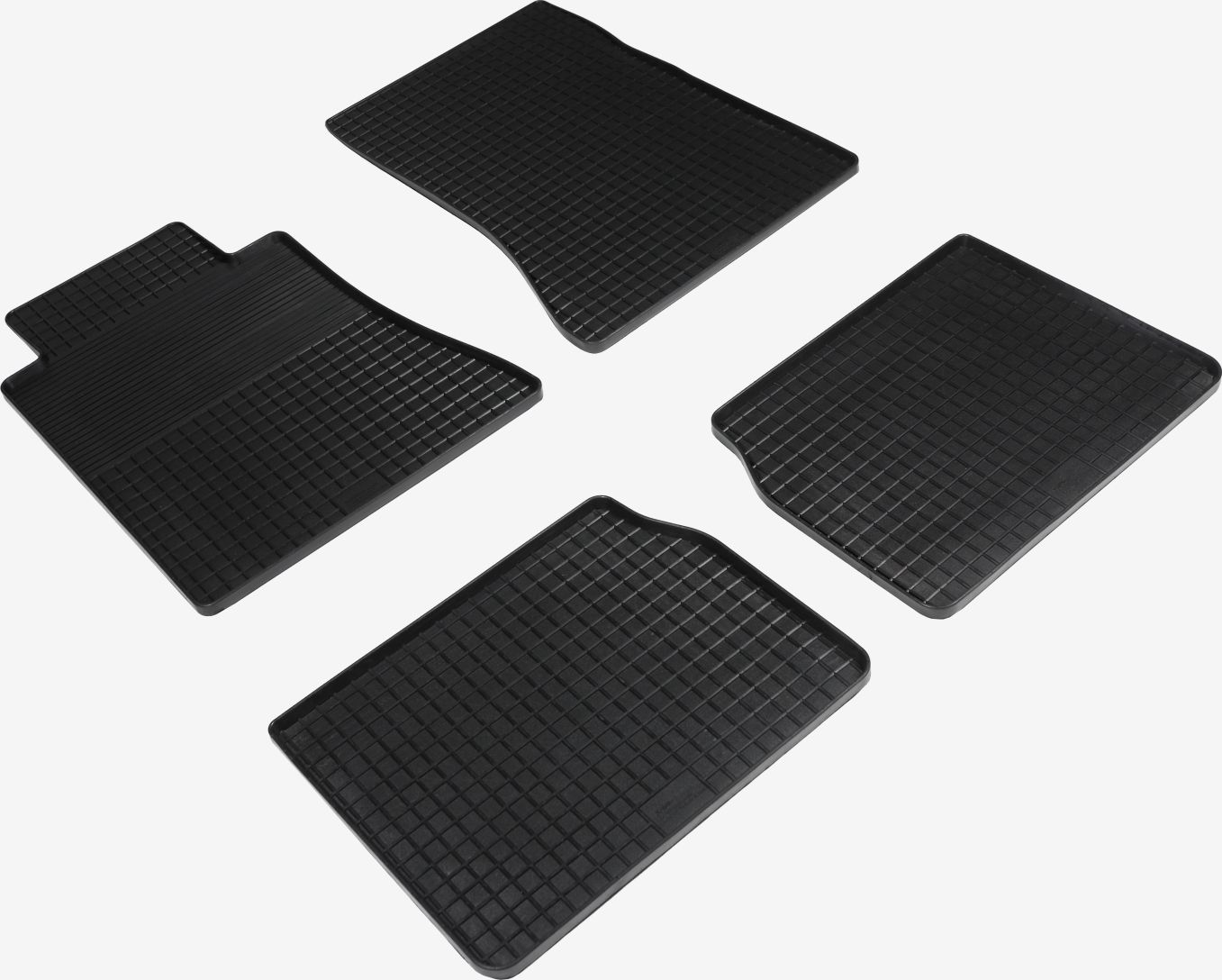 Коврики резиновые Seintex с узором сетка для салона Mercedes-Benz E-Класс W124 1992-1997. Артикул 95989