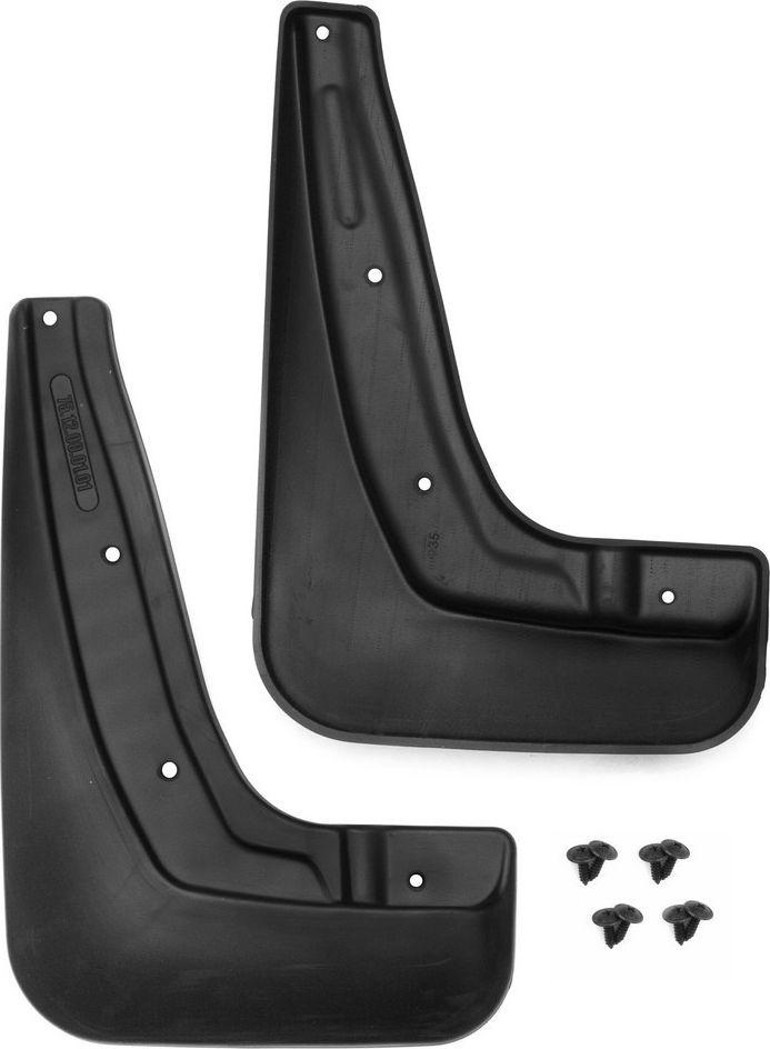 Брызговики Autofamily передняя пара для Geely Atlas I 2018-2021. Артикул NLFD.75.14.F13