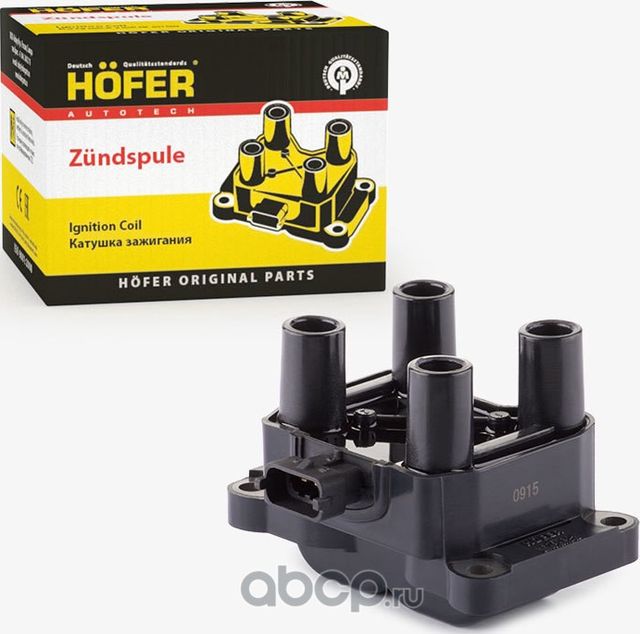 Катушка зажигания ВАЗ 2110-2115, 1118 Калина, 2170 Приора 8кл (модуль с колодкой (Hofer) Hofer. Артикул HF750304