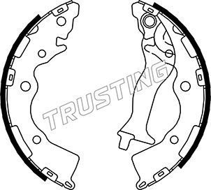 Тормозные колодки Trusting. Артикул 046.218