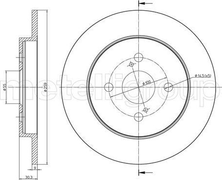 Тормозной диск Trusting. Артикул DF1154