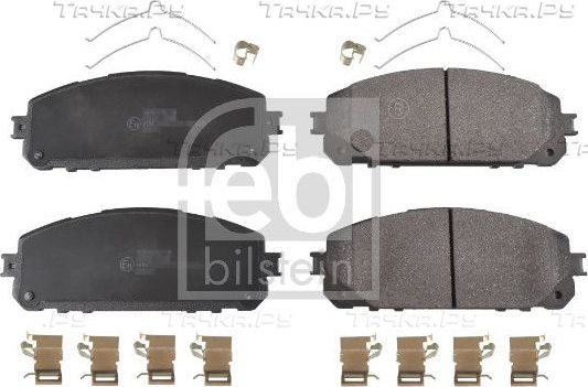 Тормозные колодки Febi Bilstein передние для Jeep Cherokee V (KL) 2013-2026. Артикул 170624