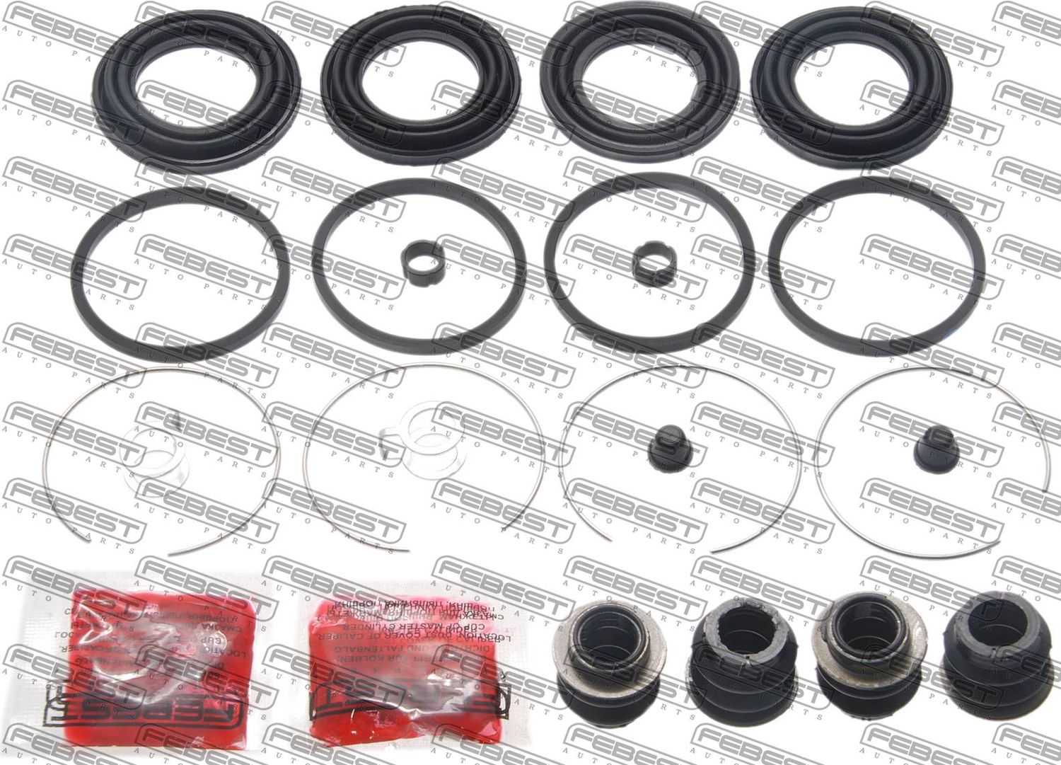 Ремкомплект тормозного суппорта Febest. Артикул 0175-JZX110F