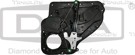 Стеклоподъемник DPA задний левый для Volkswagen Golf VI 2008-2013. Артикул 88391802802