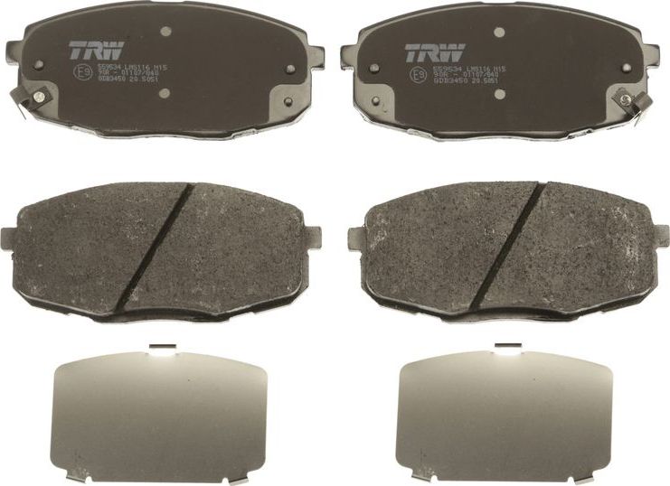 Тормозные колодки TRW COTEC. Артикул GDB3450