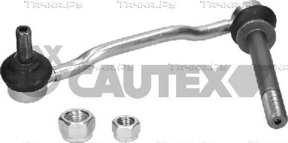 Стойка (тяга) стабилизатора Cautex передняя левая для Peugeot 407 2004-2011. Артикул 031150