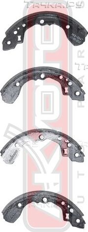 Тормозные колодки Akyoto Packing AKYOTO задние для Mazda 626 II (GC) 1982-1987. Артикул AKS-3347