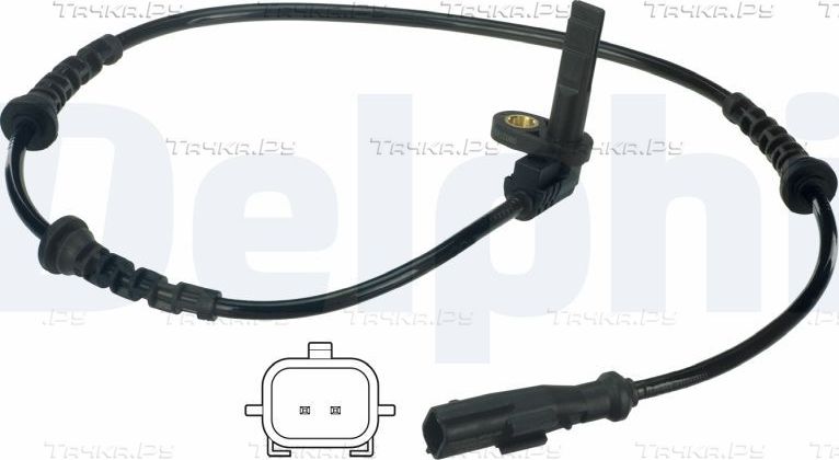 Датчик ABS Delphi передний для Renault Arkana I 2019-2026. Артикул SS20365