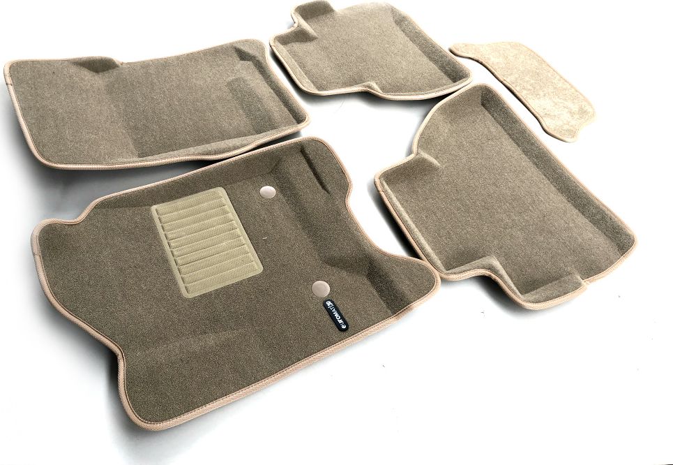 Коврики текстильные Euromat 3D Business для салона Cadillac Escalade IV 2015-2026 Бежевые. Артикул EMC3D-001306T