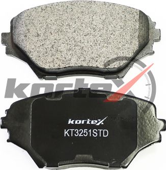 Колодки тормозные передние (Kortex). Артикул KT3251STD