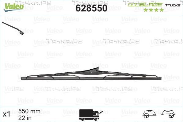Щетка стеклоочистителя (дворник) Valeo OptiBlade Trucks. Артикул 628550
