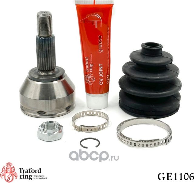 ШРУС НАРУЖНЫЙ, FORD FOCUS I 98- 23 ШЛЦ. (Traford Ring). Артикул GE1106