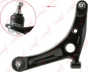 Поперечный рычаг передней подвески LYNXauto левый для Mitsubishi Colt VI (Z20/Z30) 2004-2012. Артикул C5226L