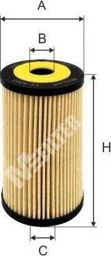 Масляный фильтр MFilter для Renault Alaskan I 2017-2026. Артикул TE 4063