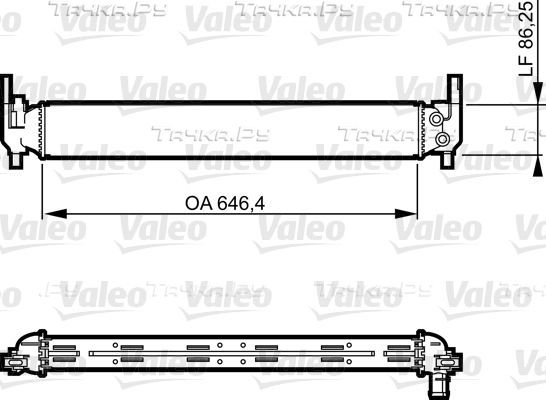 Радиатор охлаждения двигателя Valeo для SEAT Toledo IV 2012-2019. Артикул 735310