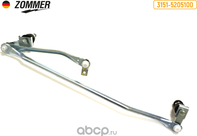 Трапеция стеклоочистителя УАЗ-31512 (17311) (Zommer). Артикул Z31515205100