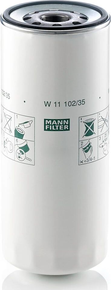 Масляный фильтр Mann-Filter для Renault Premium I 1996-2006. Артикул W 11 102/35