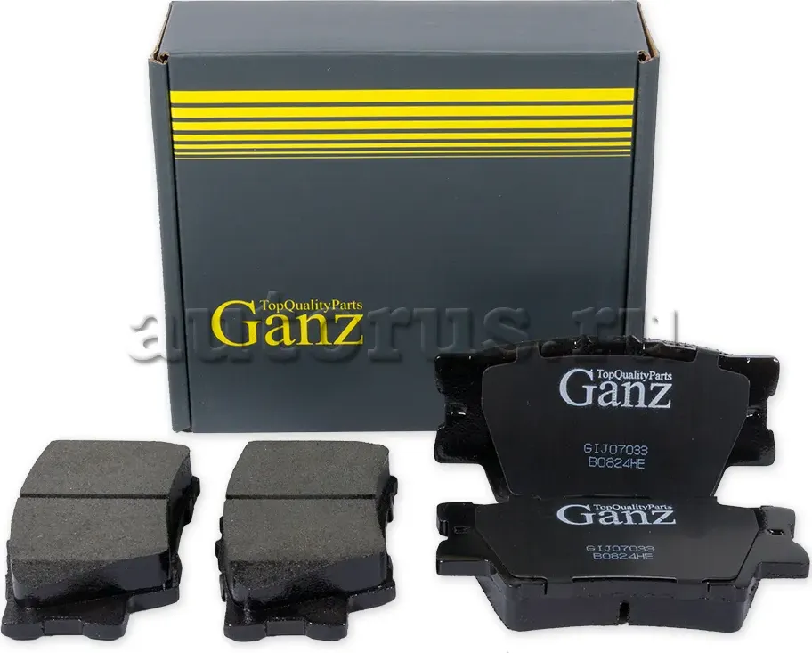 Колодки торм.зад. (Ganz). Артикул GIJ07033
