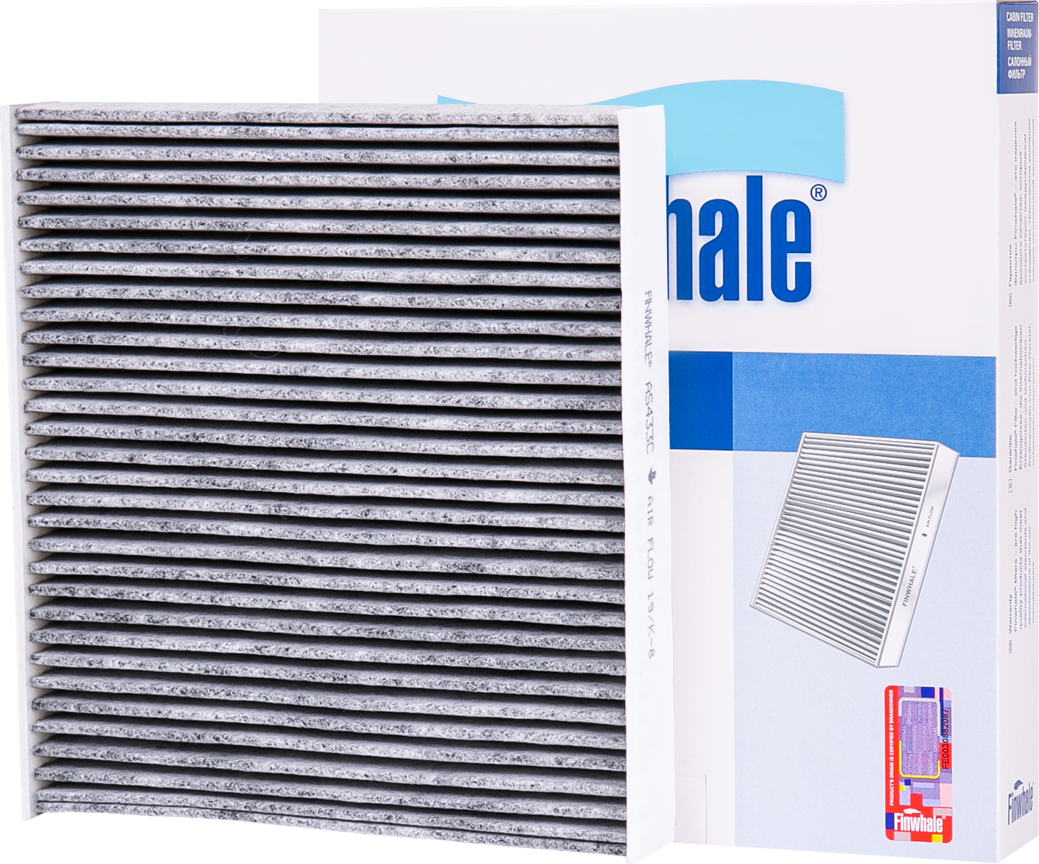 Салонный фильтр Finwhale. Артикул AS433C