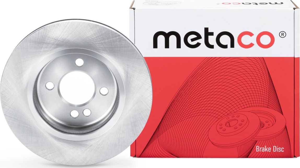 Диск тормозной передний вентилируемый (Metaco). Артикул 3050465