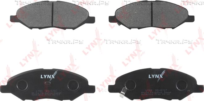 Тормозные колодки LYNXauto передние для Nissan Note I 2006-2012. Артикул BD-5707