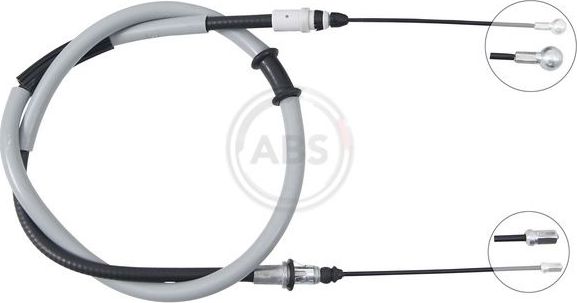 Трос ручника (тросик ручного тормоза) ABS. Артикул K17595