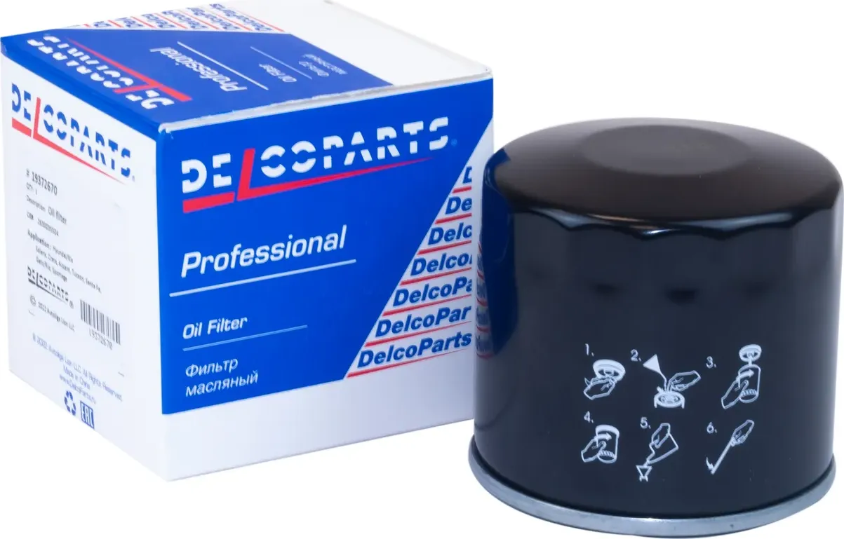 Фильтр масляный (Delcoparts). Артикул 19372670