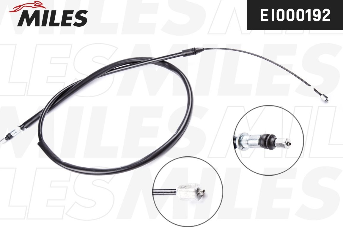 Трос ручника (тросик ручного тормоза) Miles. Артикул EI000192