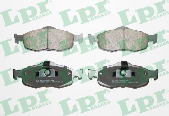 Тормозные колодки LPR передние для Ford Scorpio I 1992-1994. Артикул 05P471