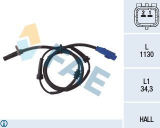 Датчик ABS FAE. Артикул 78034