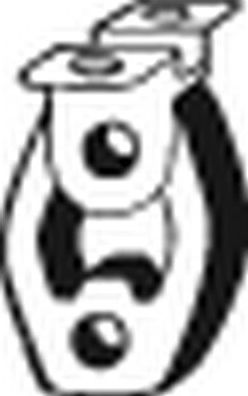 Крепление глушителя Bosal (Бельгия). Артикул 255-146