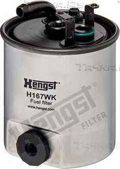Топливный фильтр Hengst. Артикул H167WK