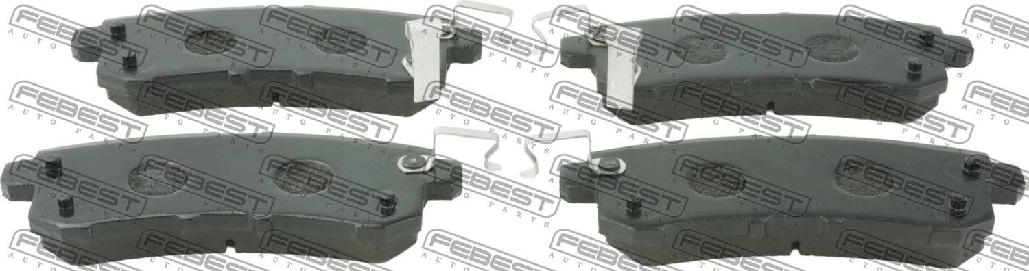 Тормозные колодки Febest. Артикул 0201-Y62R