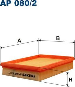 Воздушный фильтр Filtron. Артикул AP 080/2