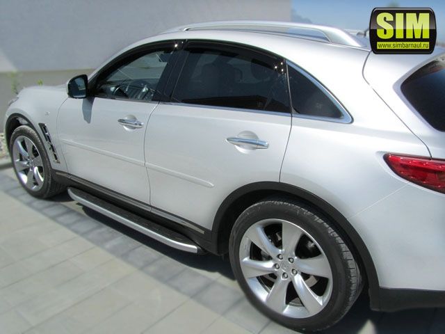 Дефлекторы SIM для окон Infiniti FX37/50 2009-2026. Артикул SINFX350932