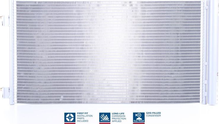 Радиатор кондиционера (конденсатор) Nissens (алюминий). Артикул 940204