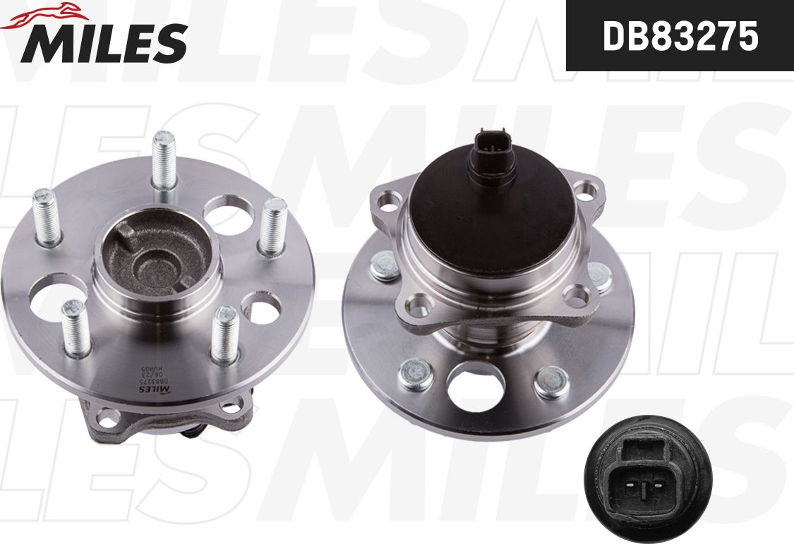 Ступица колеса с интегрированным подшипником Miles. Артикул DB83275