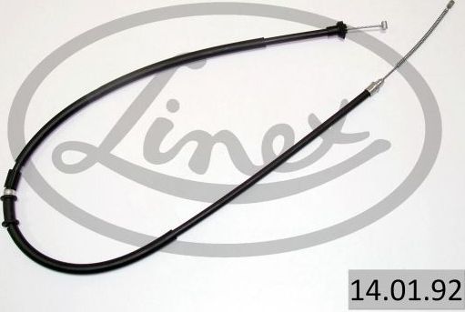 Трос ручника (тросик ручного тормоза) Linex передний правый для Fiat Panda II 2003-2012. Артикул 14.01.92