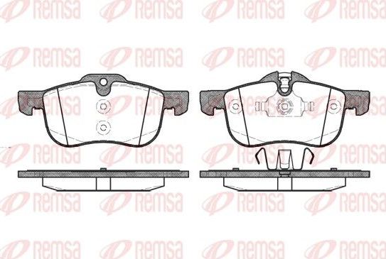 Тормозные колодки Remsa. Артикул 0719.00