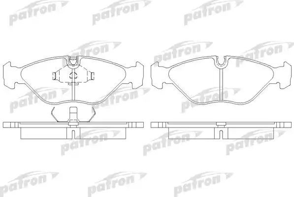 Тормозные колодки Patron. Артикул PBP670